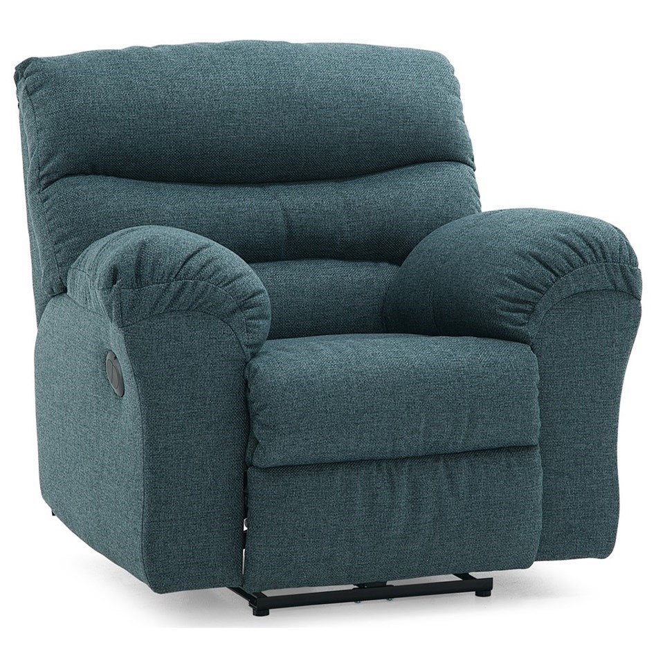 Teal shop rocker recliner